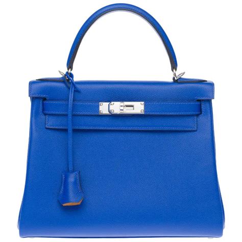 hermes royal blue bag